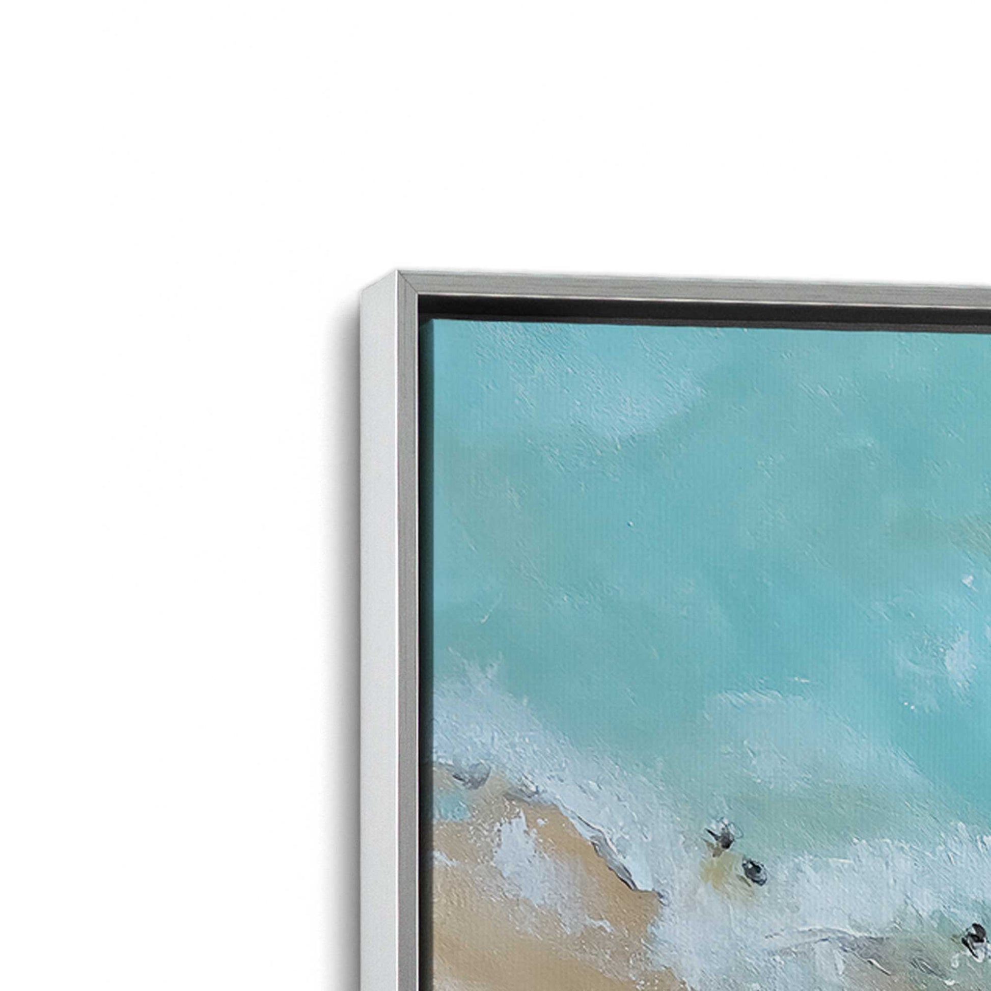 [Color:Polished Chrome], Picture of art in a Polished Chrome frame at an angle