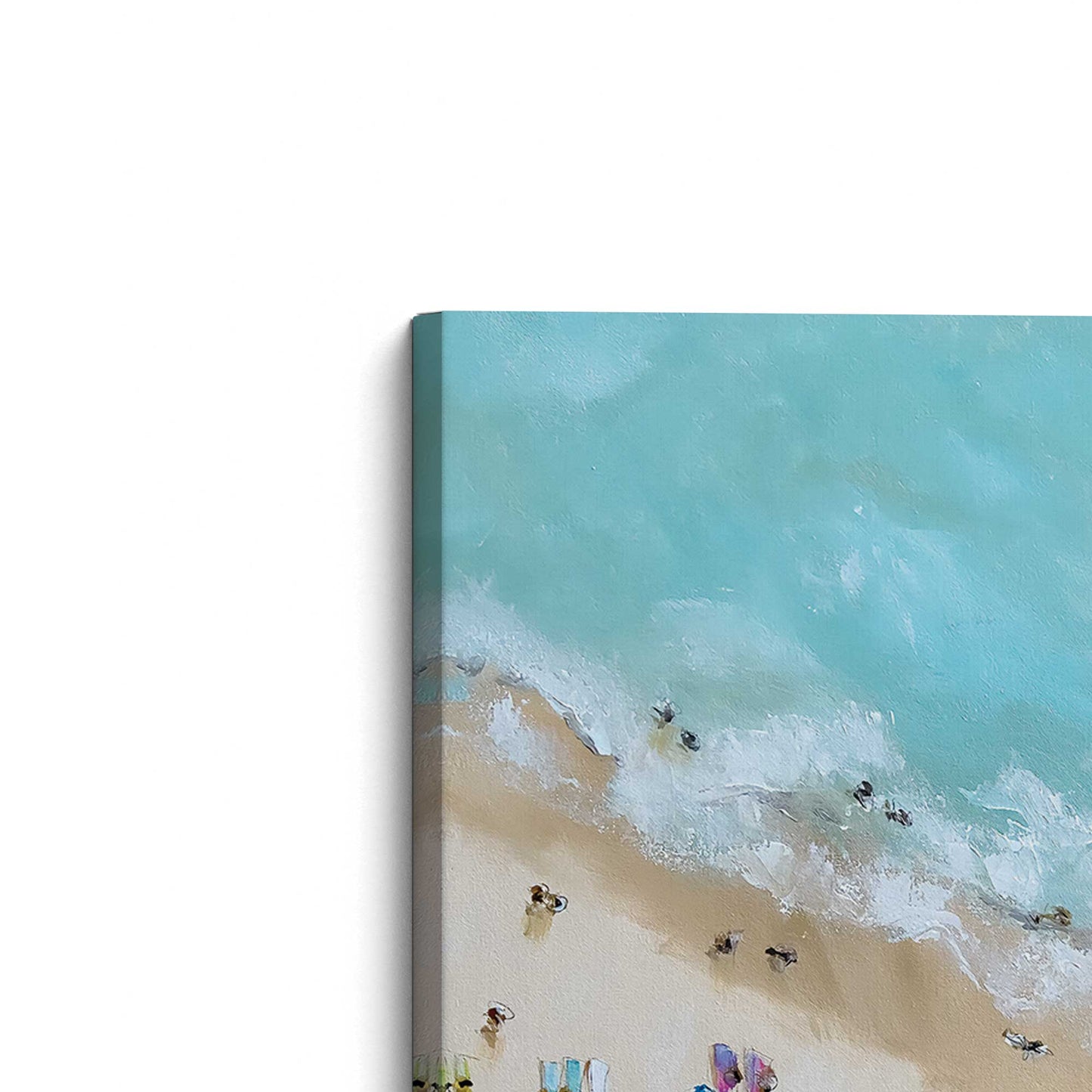 [Color:Stretched Canvas], Picture of the corner of the art