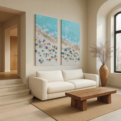 [Color:Stretched Canvas], Picture of art in a room