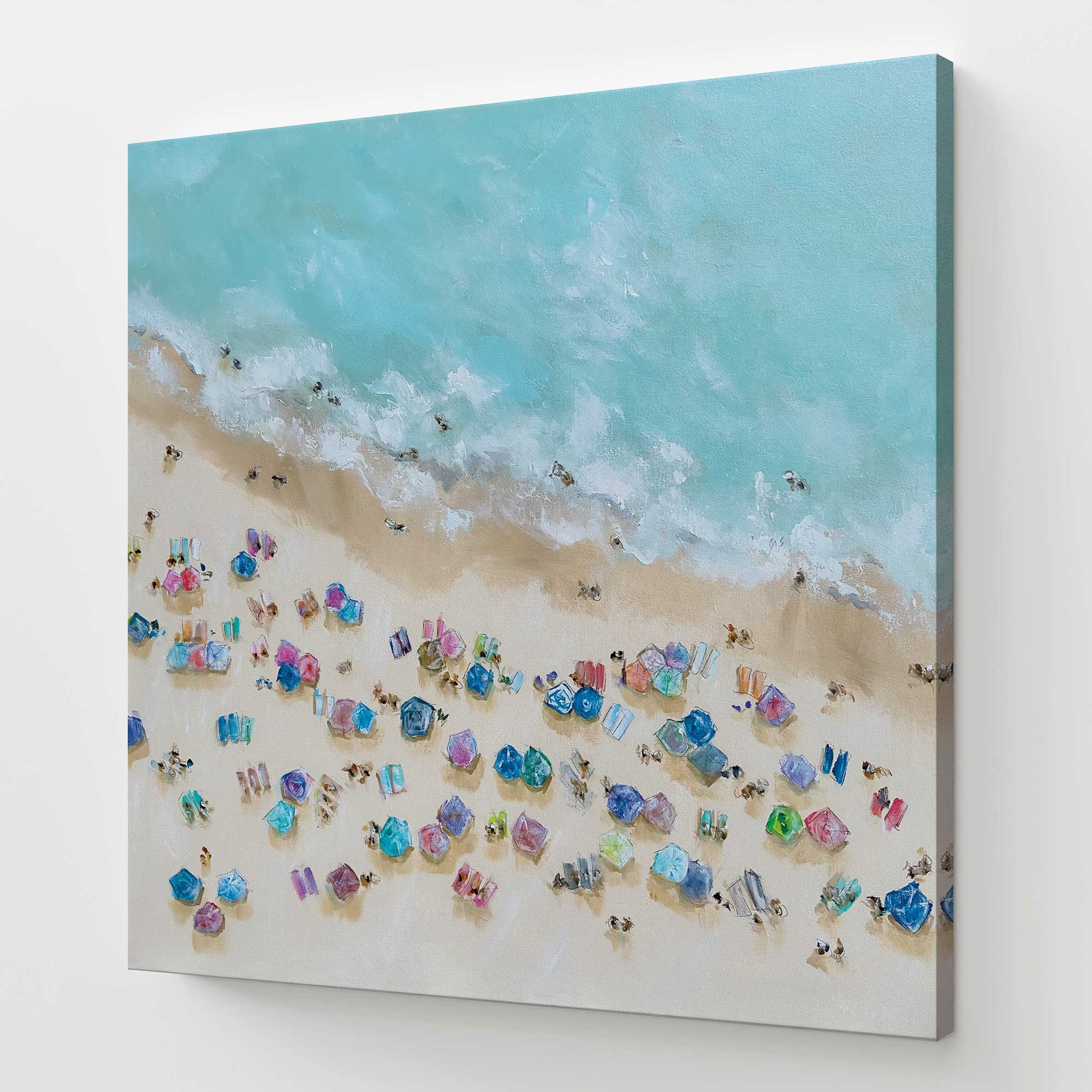 [Color:Stretched Canvas], Picture of art at an angle