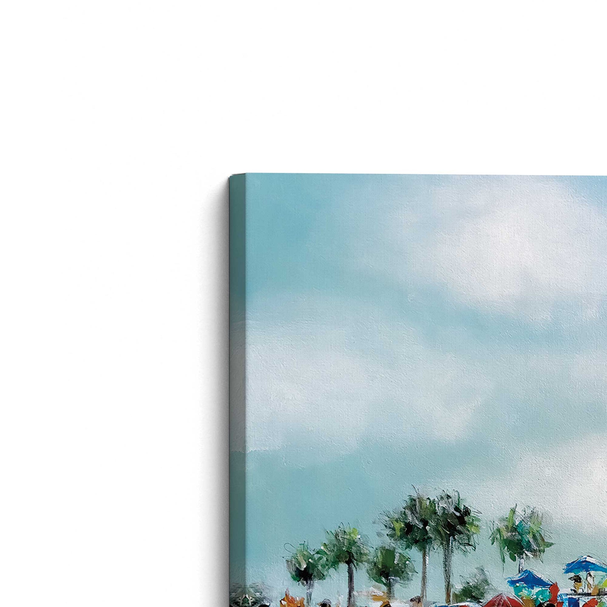 [Color:Stretched Canvas], Picture of art at an angle
