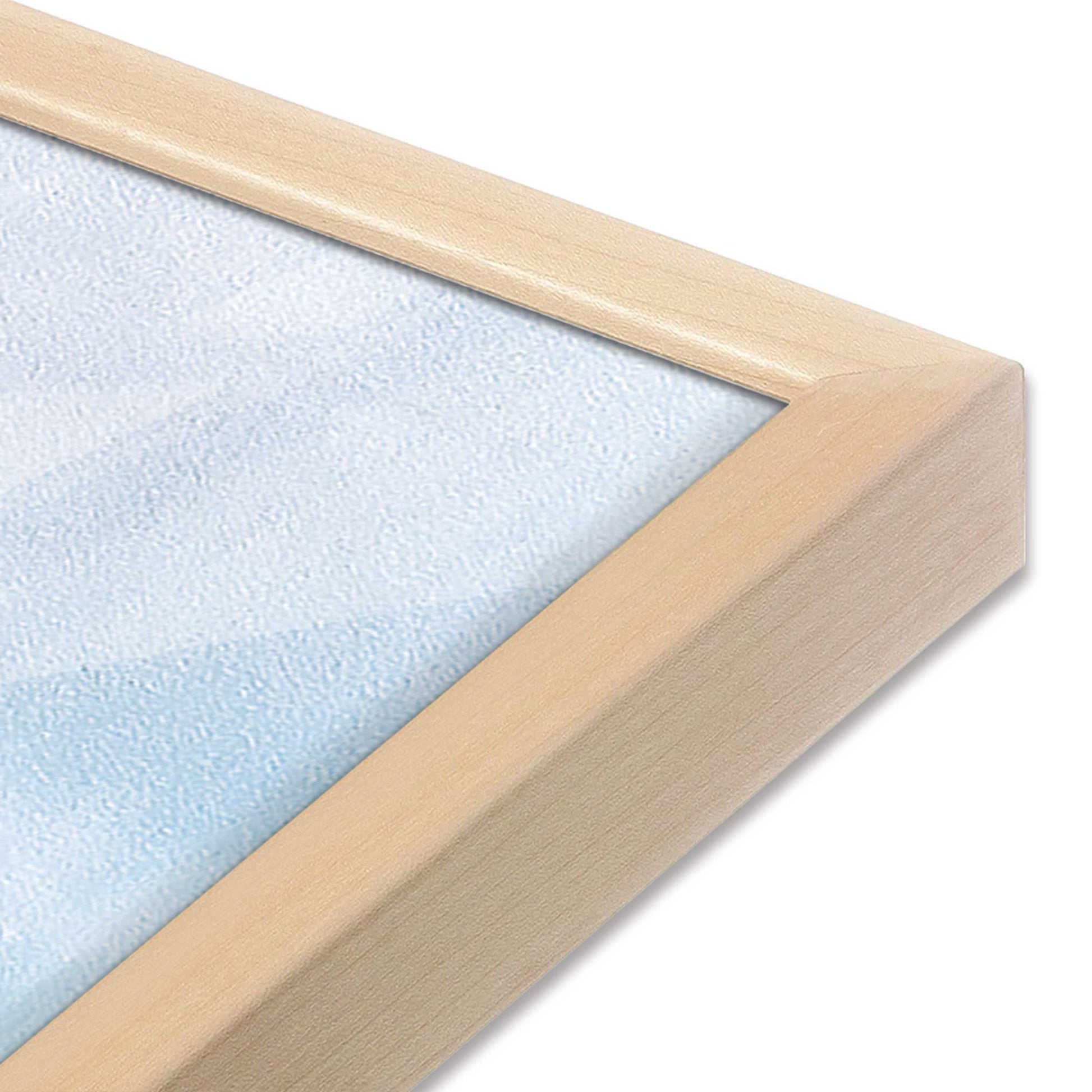 [Color:Raw Maple], Picture of art in a Raw Maple frame of the corner