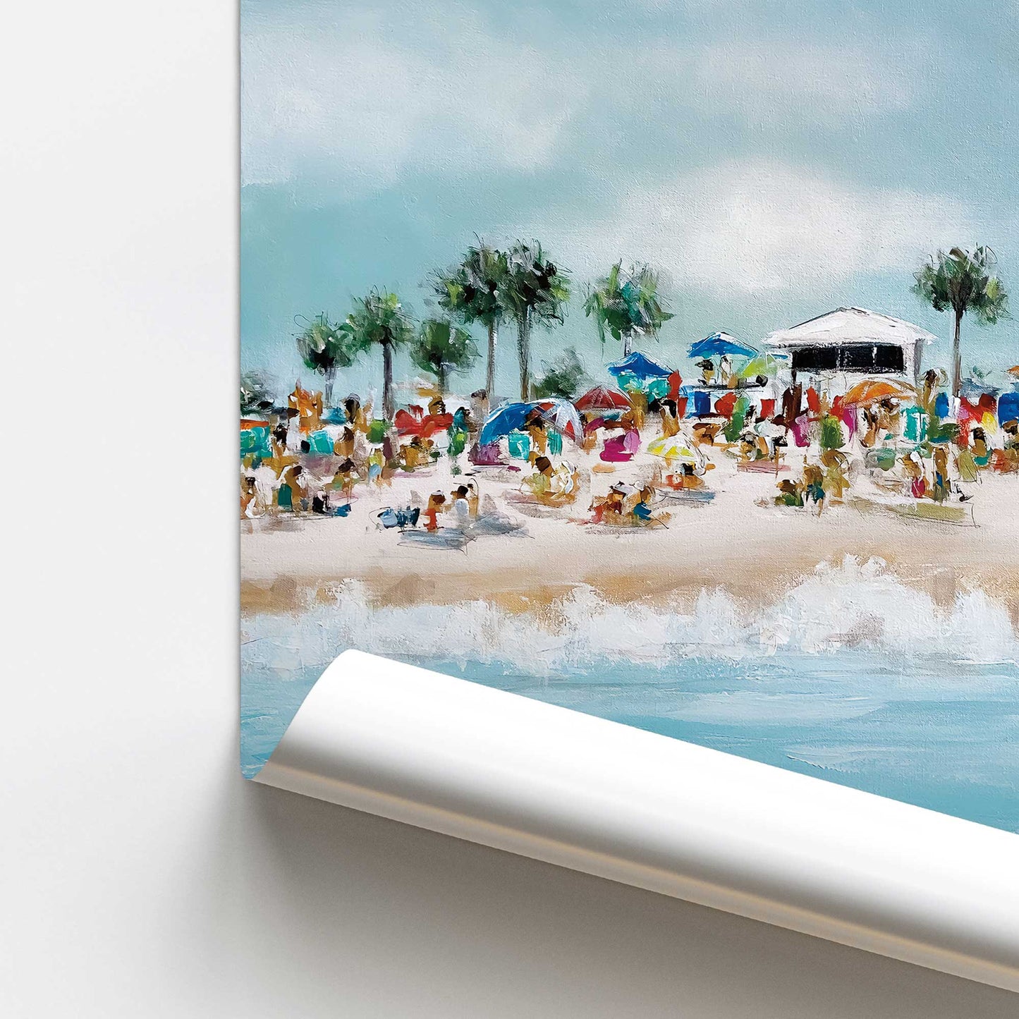 [color:Rolled Print], Picture of close up of art