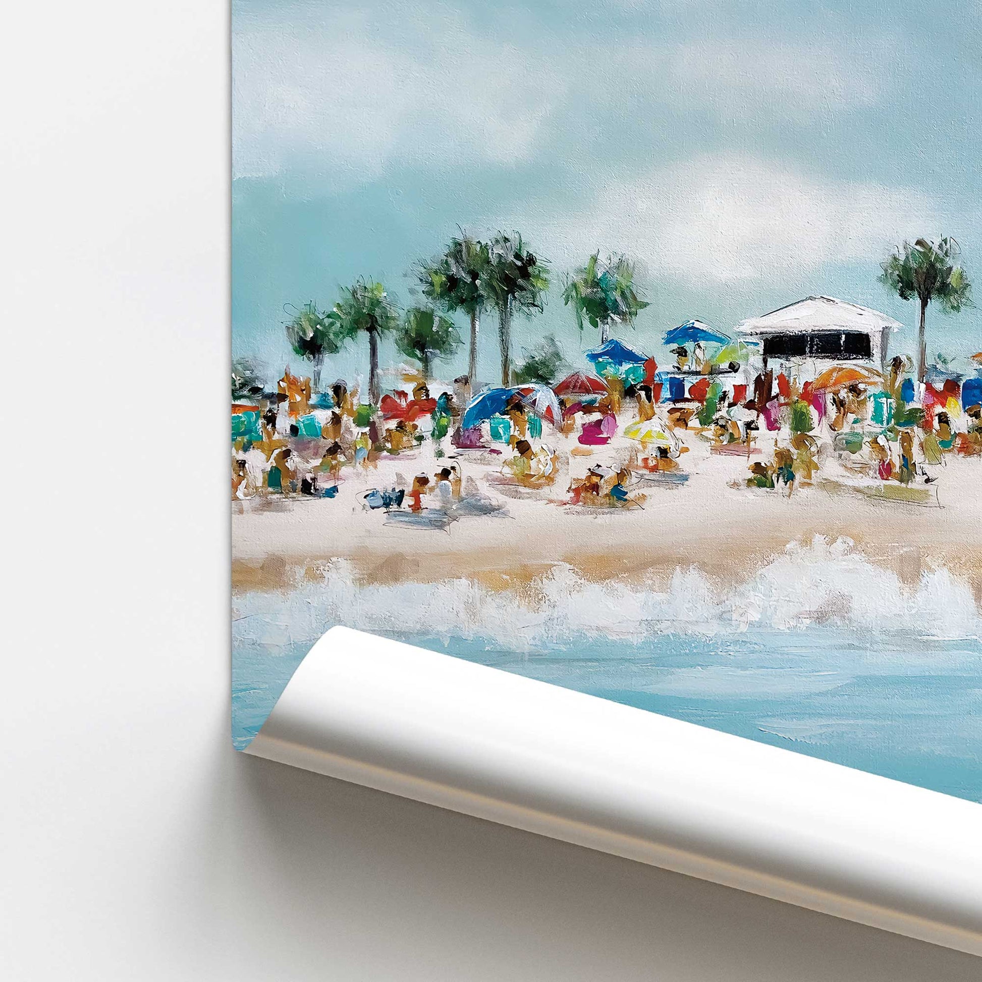 [color:Rolled Print], Picture of close up of art