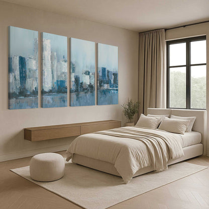 [Color:Stretched Canvas], Picture of art in a room