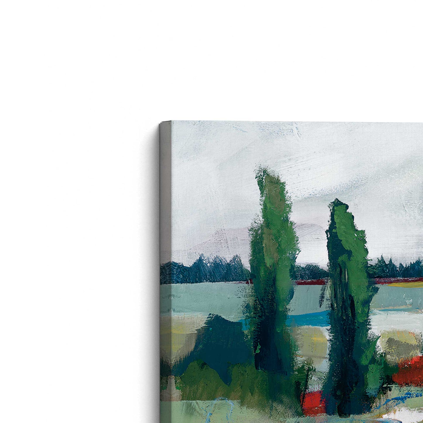 [Color:Stretched Canvas], Picture of the corner of the art