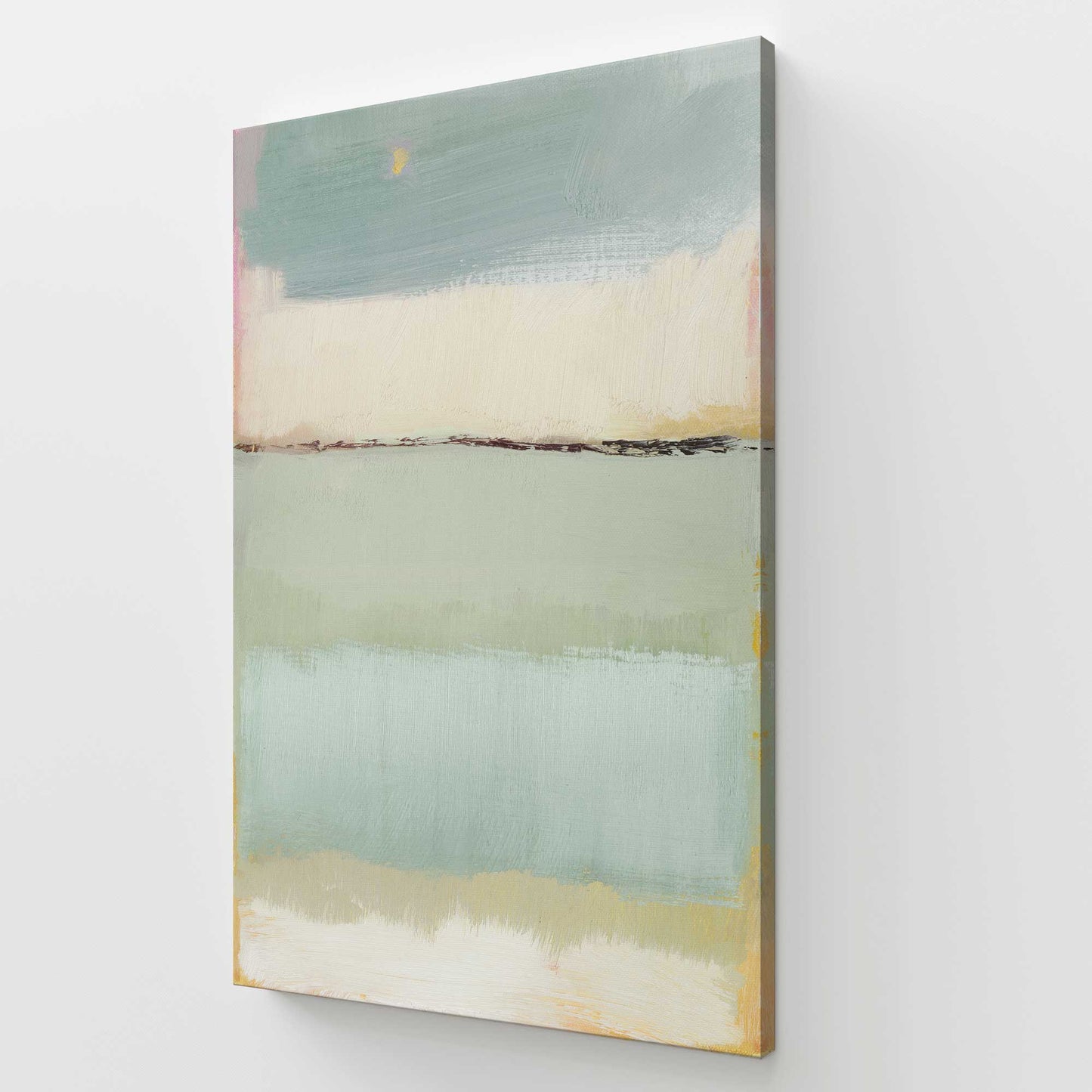 [Color:Stretched Canvas], Picture of art at an angle
