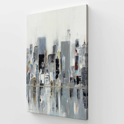 [Color:Stretched Canvas], Picture of art at an angle
