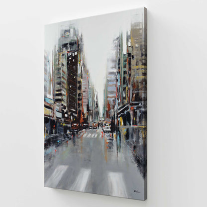 [Color:Stretched Canvas], Picture of art at an angle