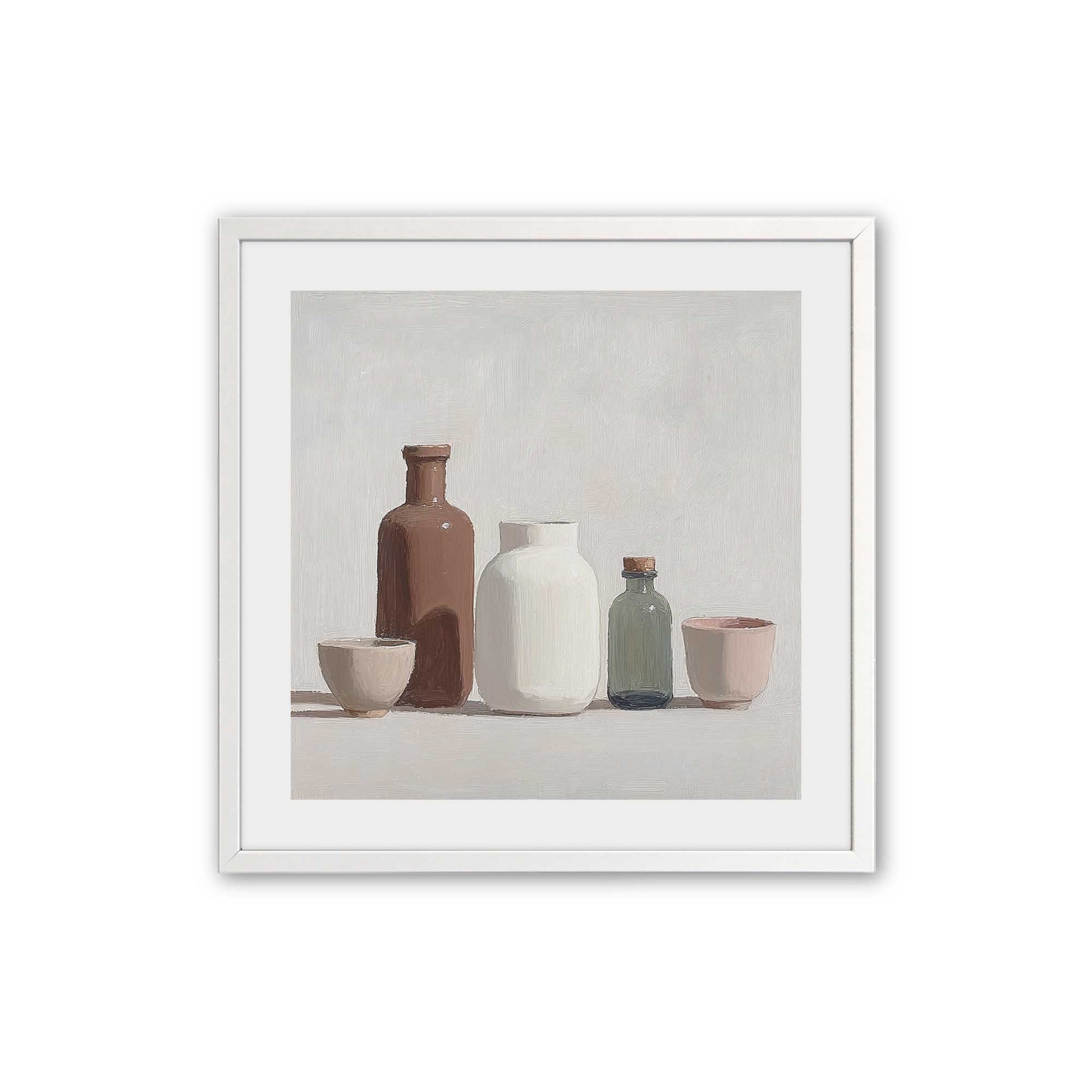 [Color:Opaque White], Picture of art in a Opaque White frame