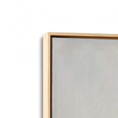[Color:American Maple], Picture of art in a American Maple frame at an angle