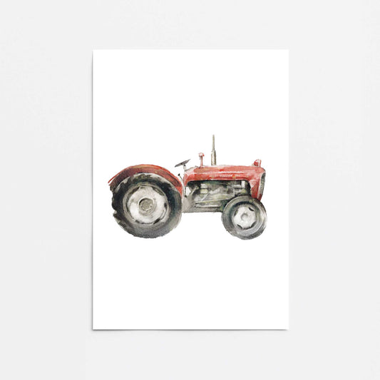 Red Tractor Promotional Rolled Print