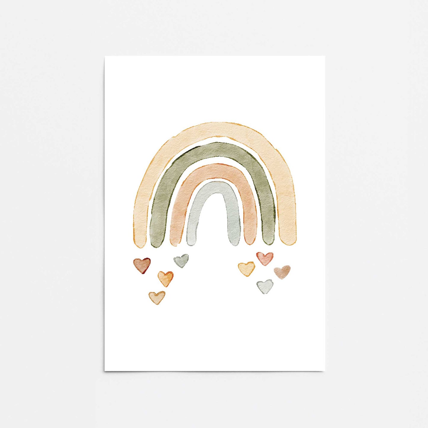 Hearts at the End of the Rainbow Promotional Rolled Print