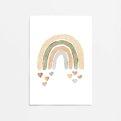 Hearts at the End of the Rainbow Promotional Rolled Print