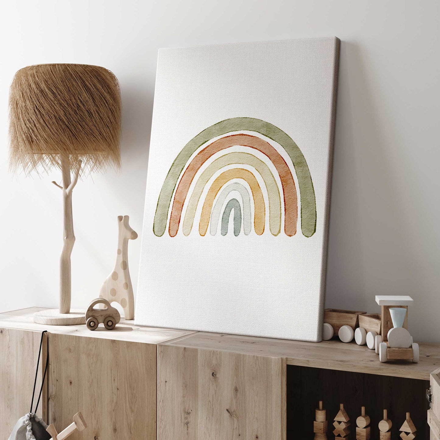 [color:Stretched Canvas], Picture of art on wall