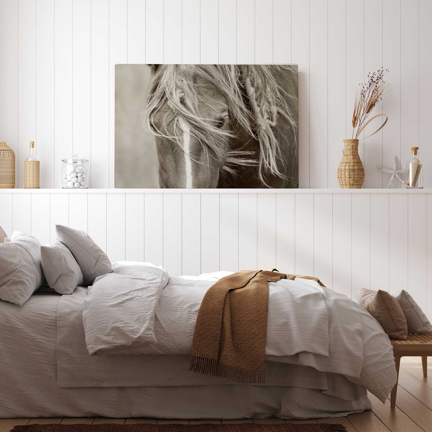 [color:Stretched Canvas], Picture of art on wall