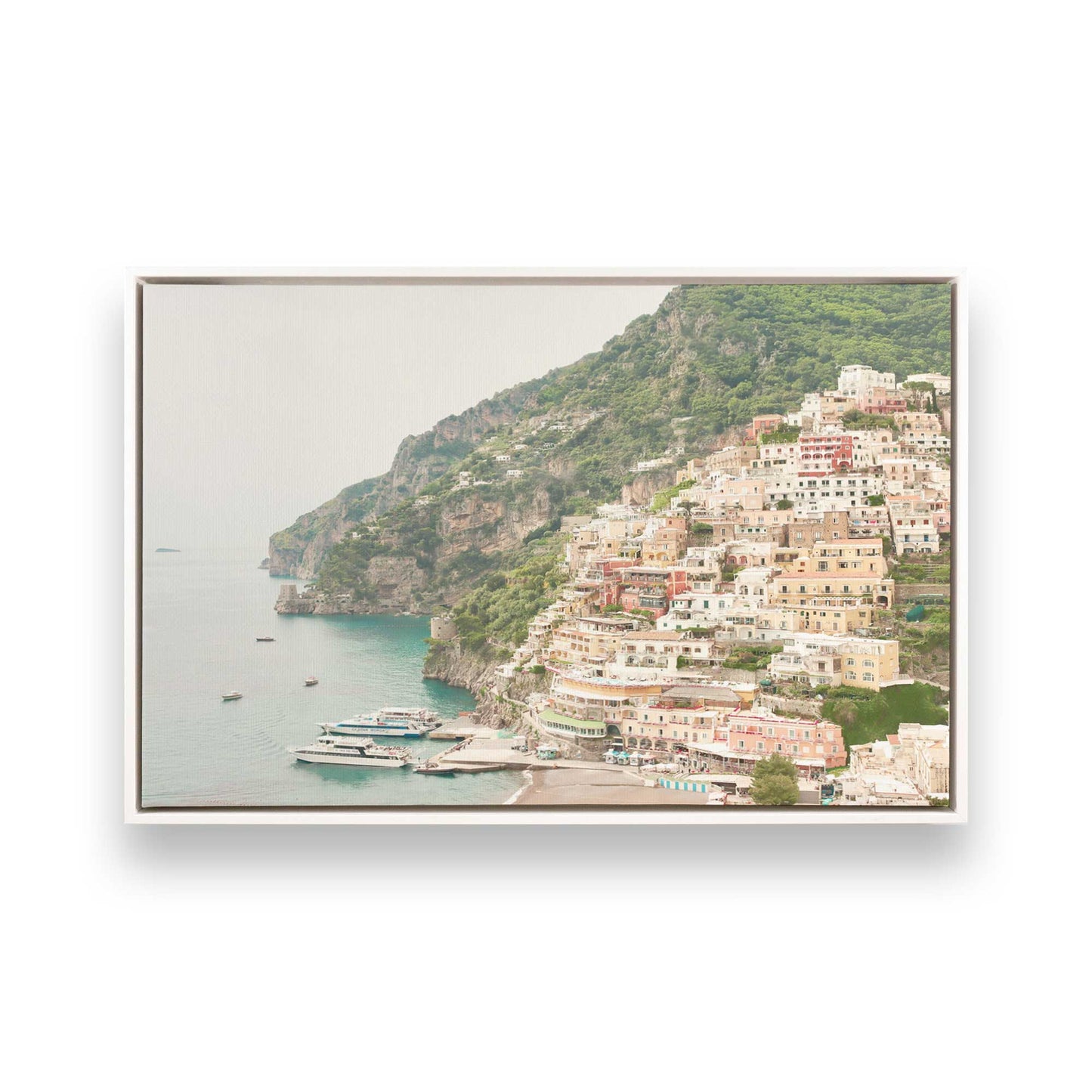 [Color:Opaque White], Picture of art in a White frame