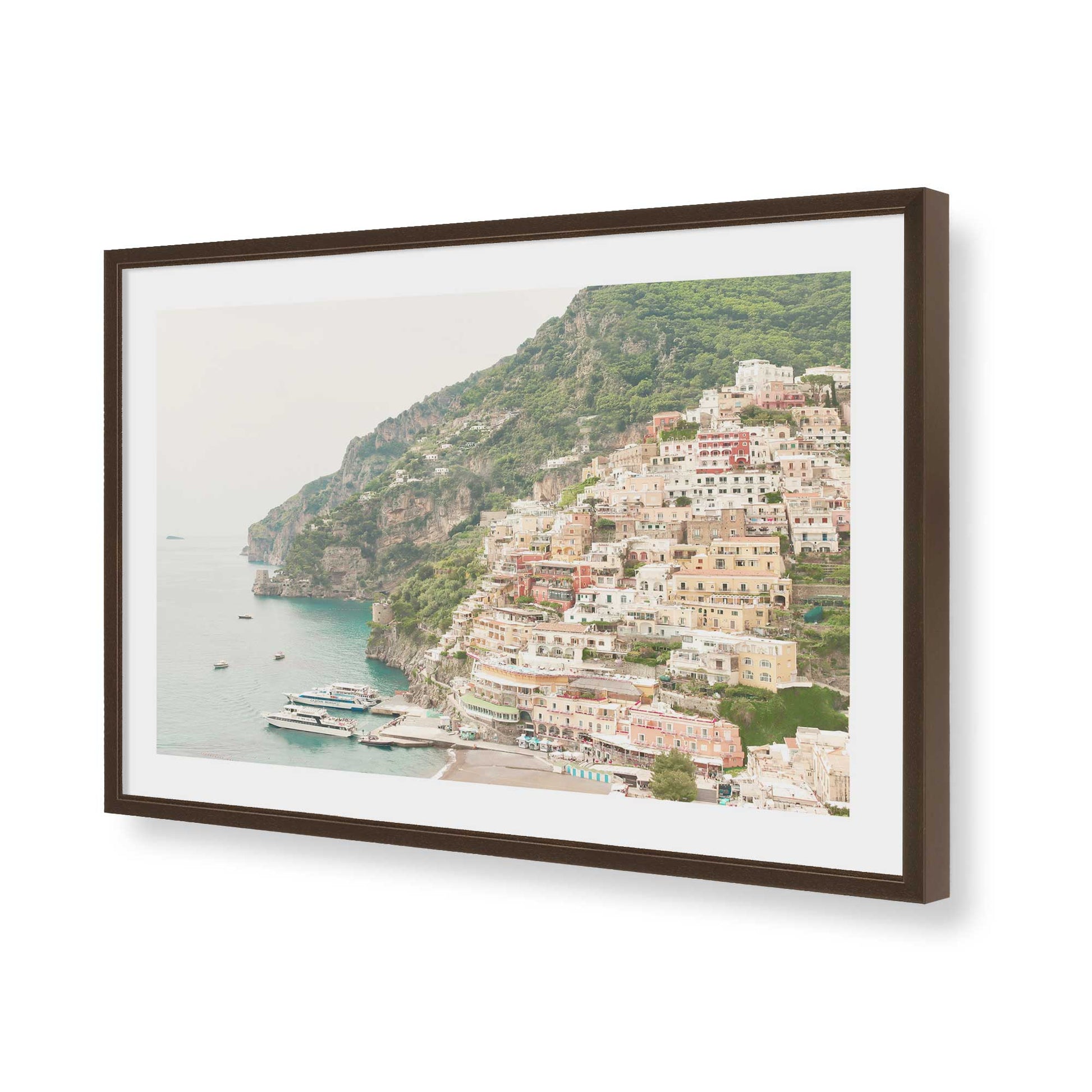 [Color:Belvinder Brown], Picture of art in a Belvinder Brown frame of the corner