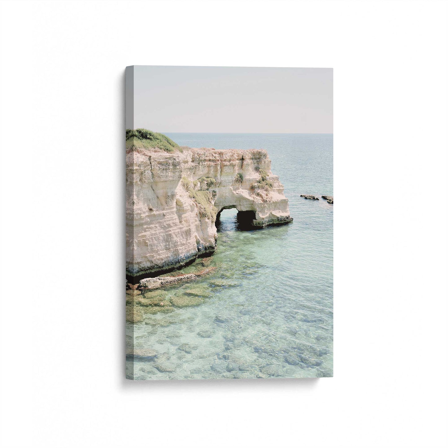 [Color:Stretched Canvas], Picture of art at an angle
