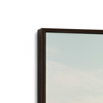 [Color:Espresso], Picture of art in a Espresso frame at an angle