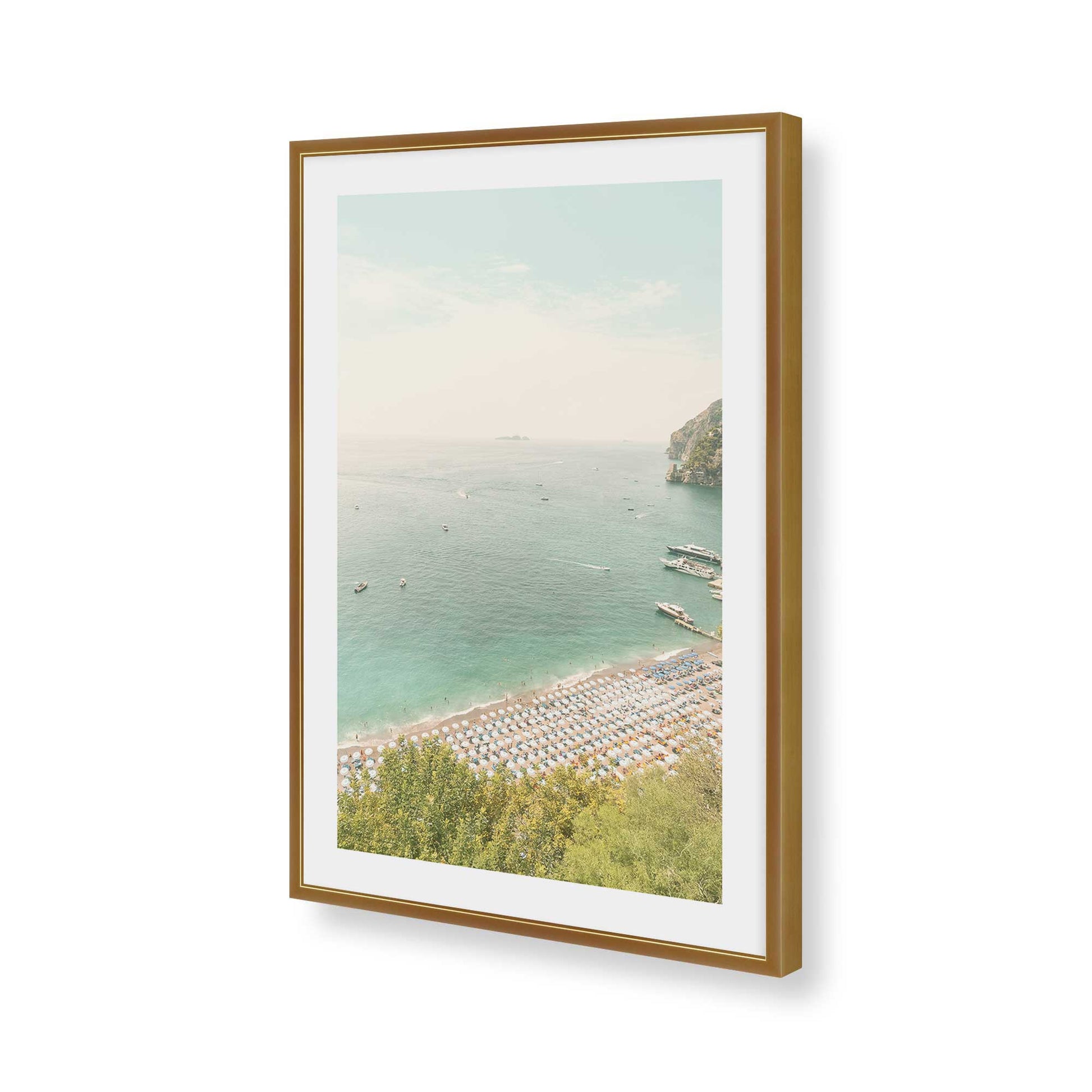 [Color:Polished Gold], Picture of art in a Polished Gold frame of the corner