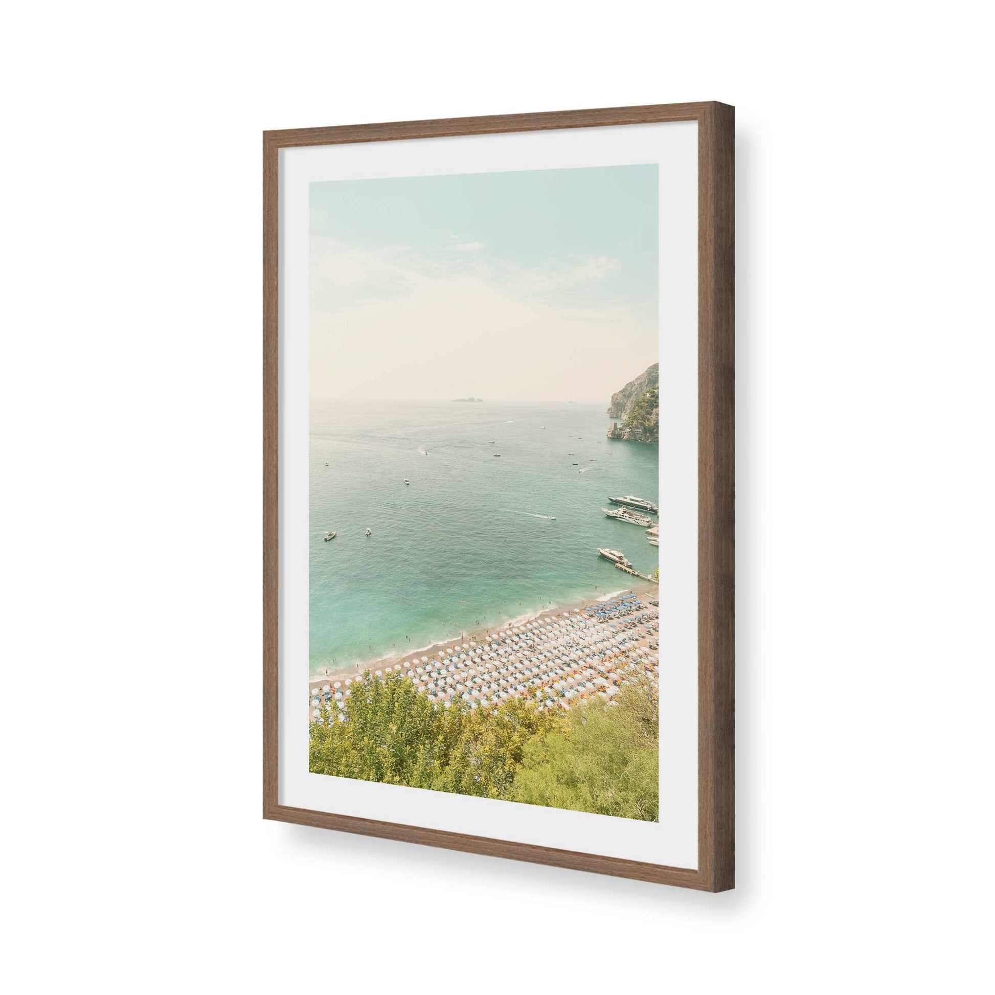 [Color:Walnut], Picture of art in a Walnut frame of the corner