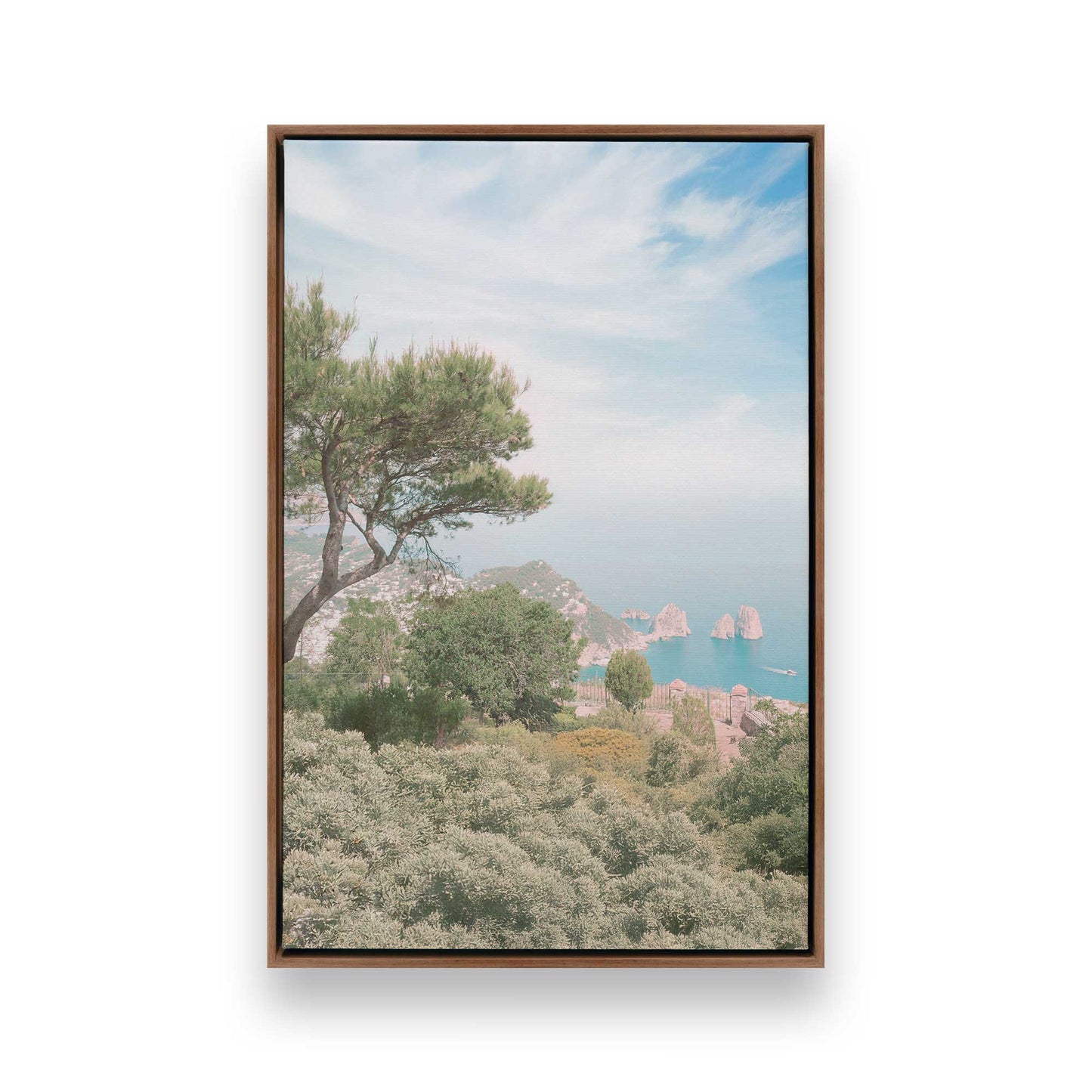 [Color:Walnut], Picture of art in a Walnut frame