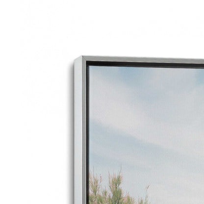 [Color:Polished Chrome], Picture of art in a Polished Chrome frame at an angle