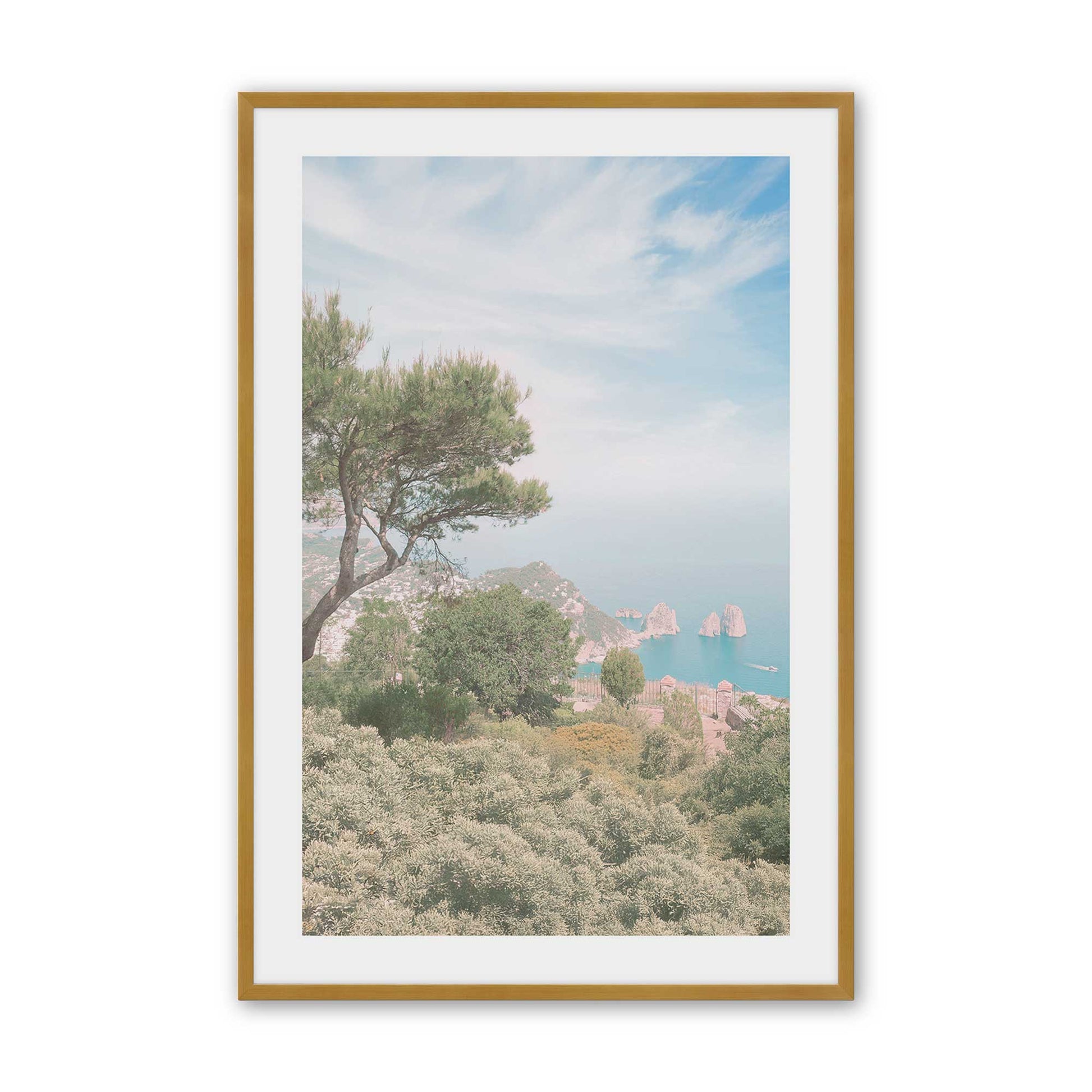 [Color:Polished Gold], Picture of art in a Polished Gold frame