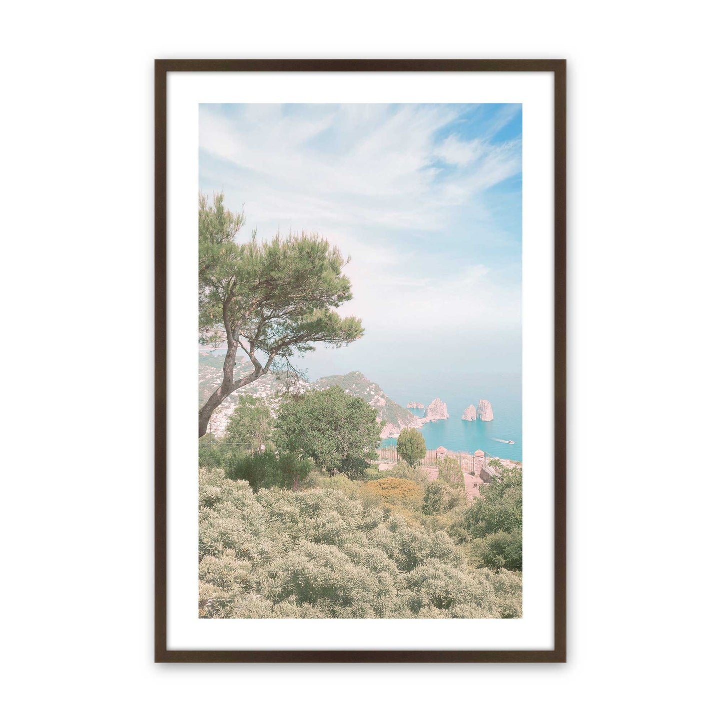 [Color:Belvinder Brown], Picture of art in a Belvinder Brown frame