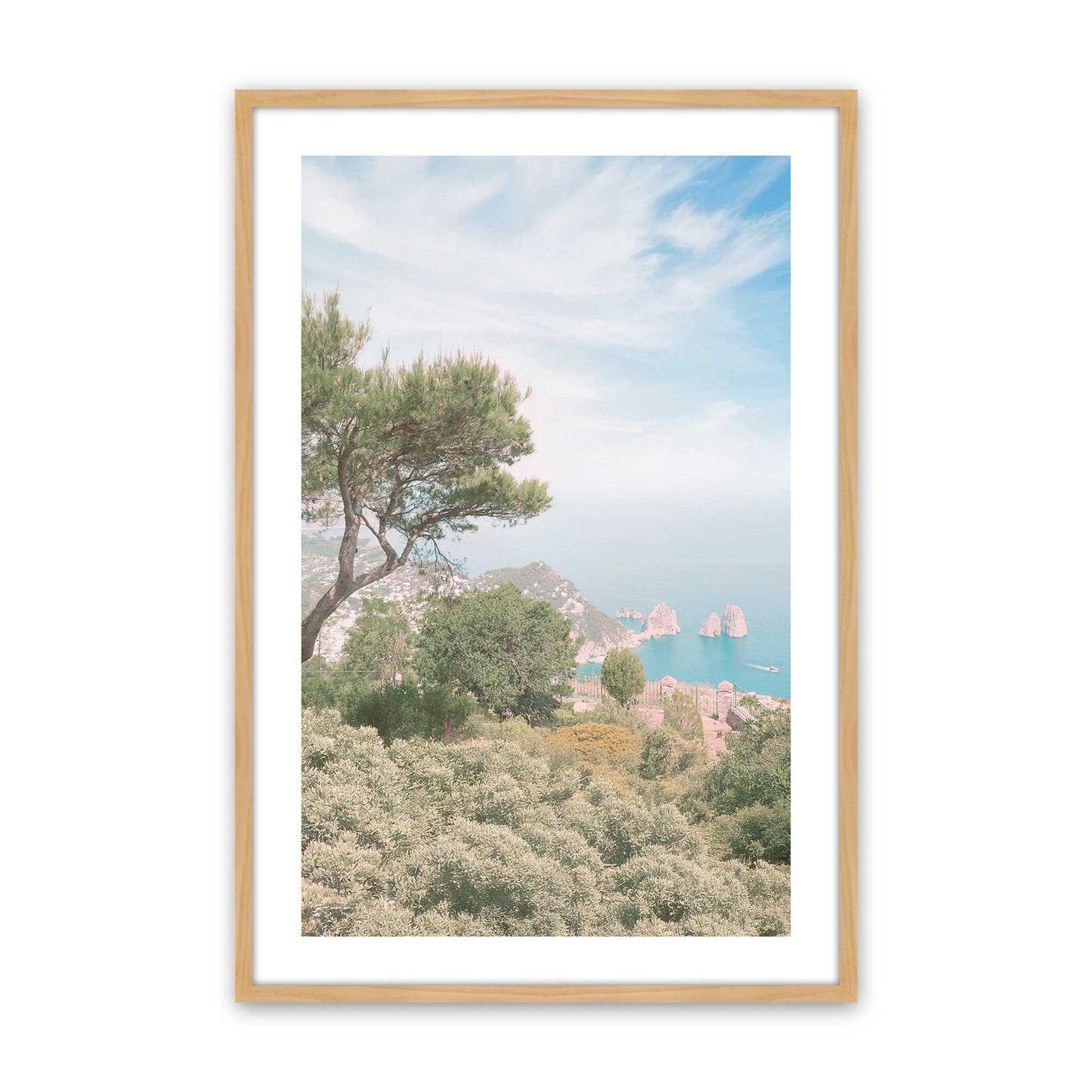 [Color:American Maple], Picture of art in a American Maple frame