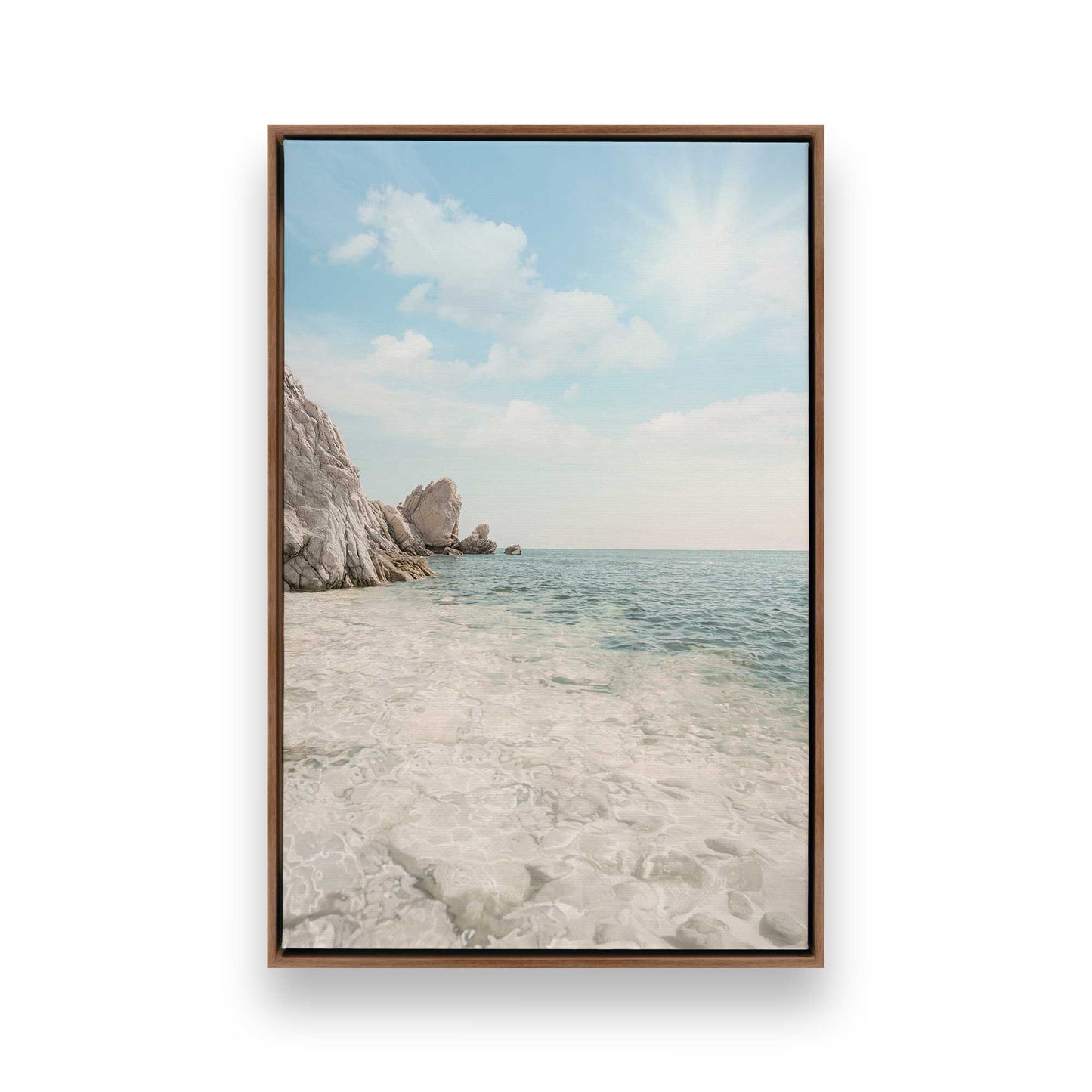 [Color:Walnut], Picture of art in a Walnut frame