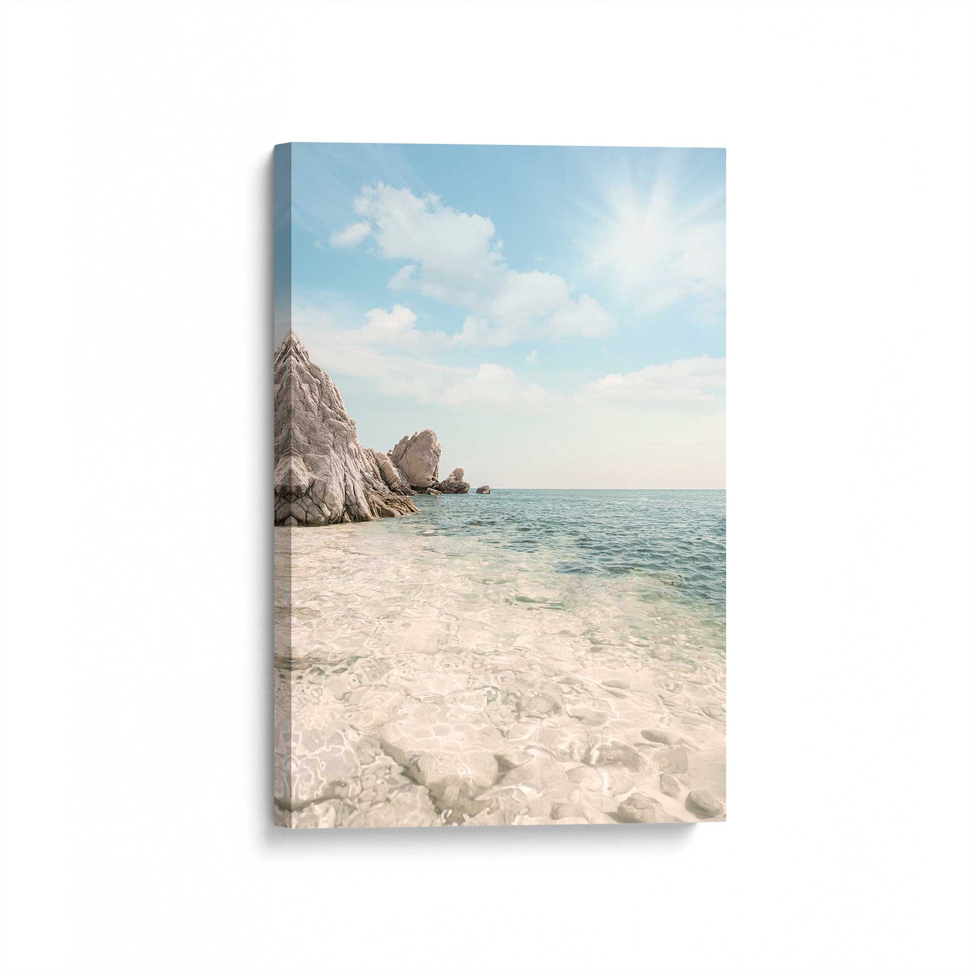 [Color:Stretched Canvas], Picture of art at an angle