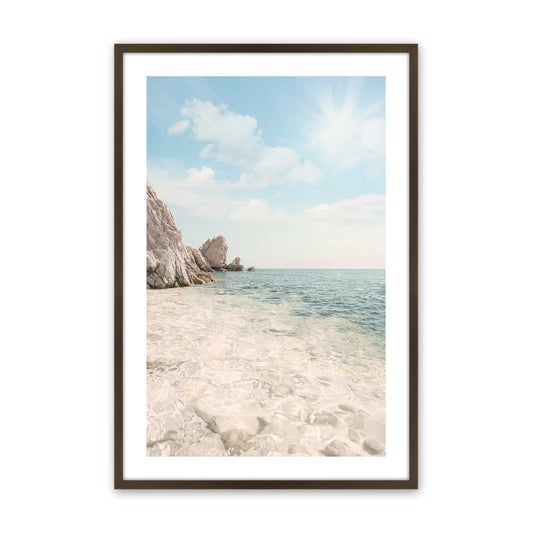 [Color:Brown], Picture of art in a Brown frame