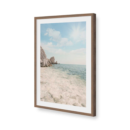 [Color:Walnut], Picture of art in a Walnut frame of the corner