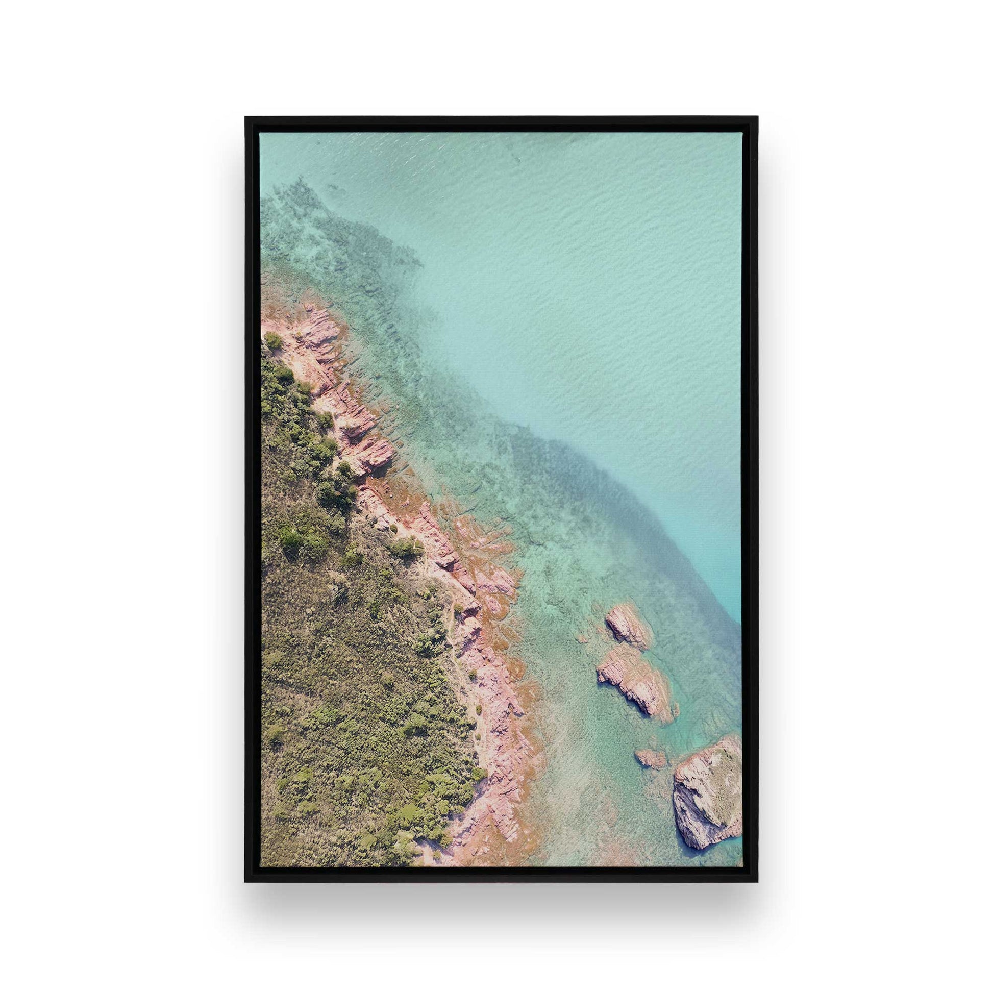 [Color:Satin Black], Picture of art in a Satin Black frame