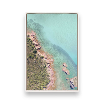 [Color:Opaque White], Picture of art in a White frame