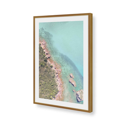 [Color:Polished Gold], Picture of art in a Polished Gold frame of the corner