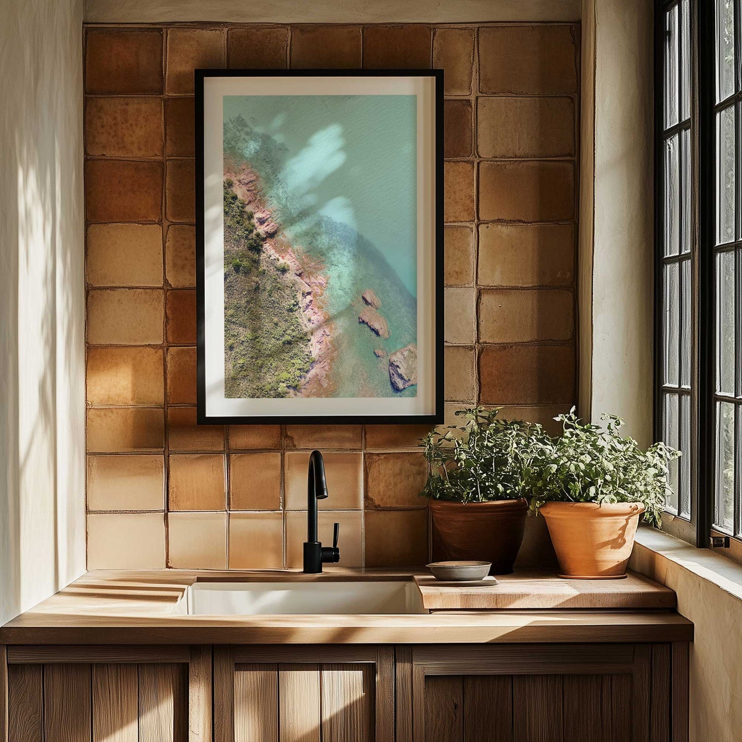 Picture of art in a room