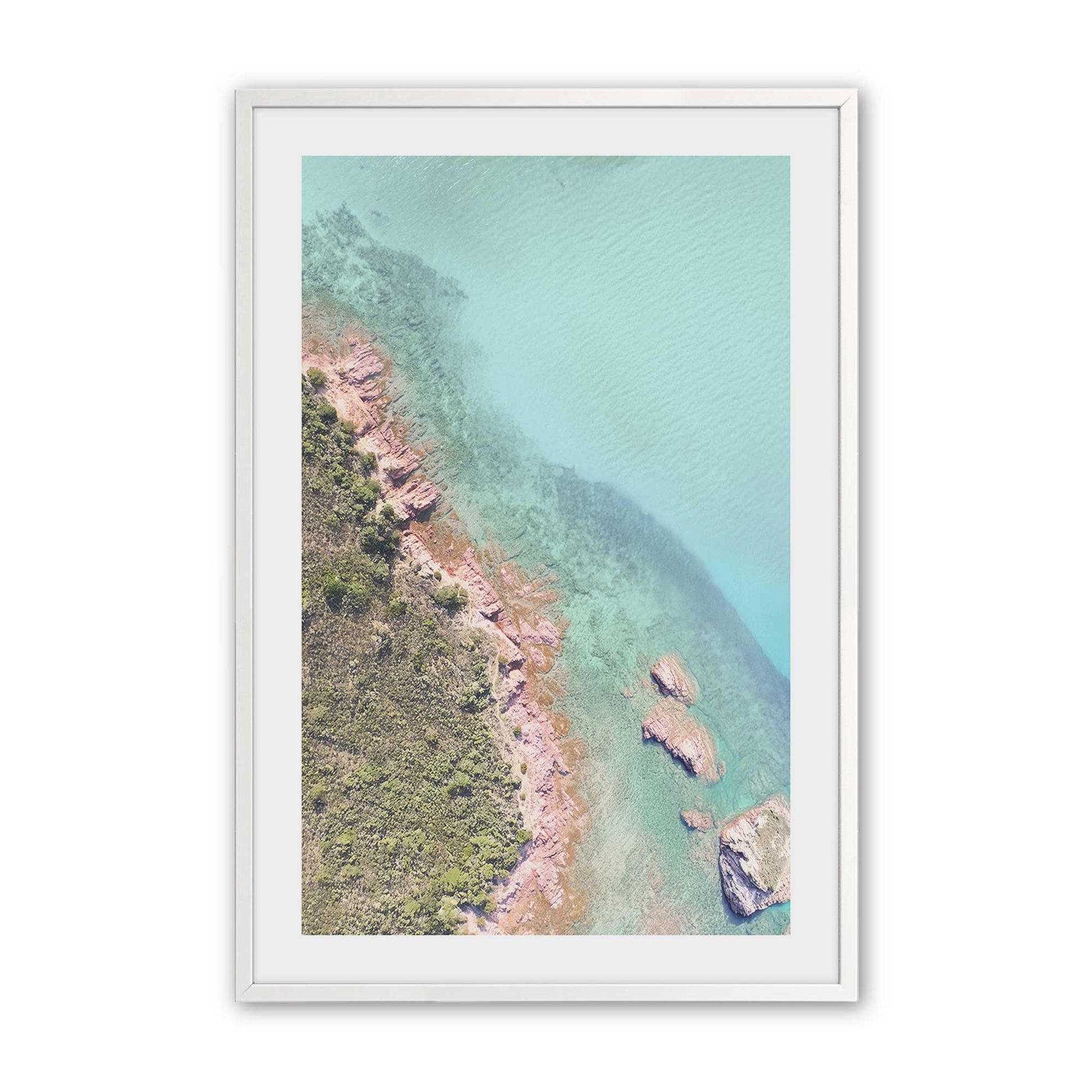[Color:Opaque White], Picture of art in a Opaque White frame