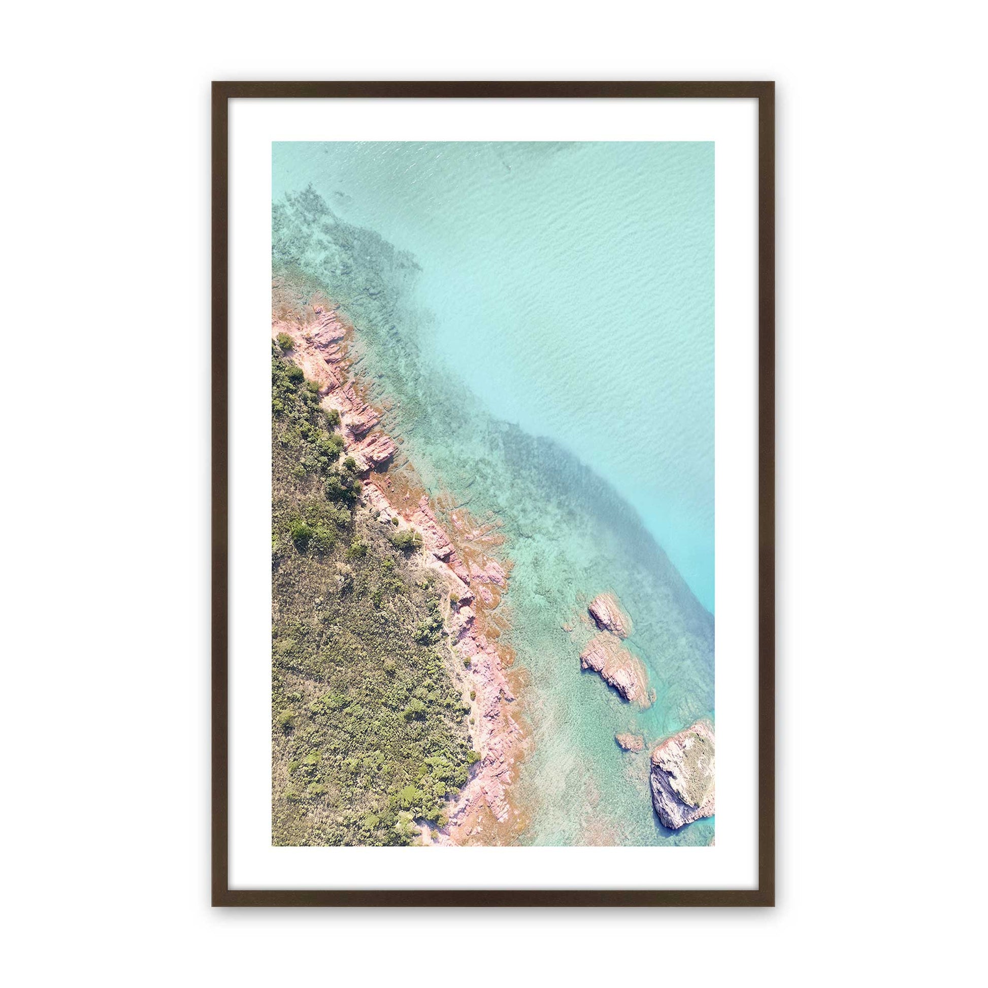 [Color:Brown], Picture of art in a Brown frame