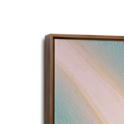 [Color:Walnut], Picture of art in a Walnut frame at an angle