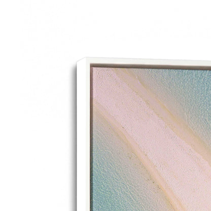 [Color:Opaque White], Picture of art in a White frame at an angle