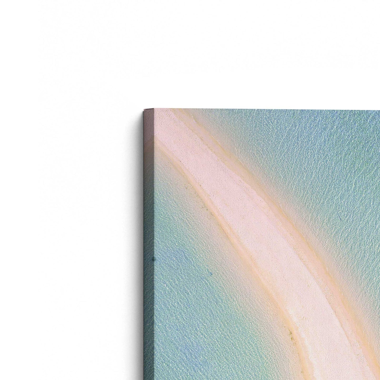 [Color:Stretched Canvas], Picture of the corner of the art