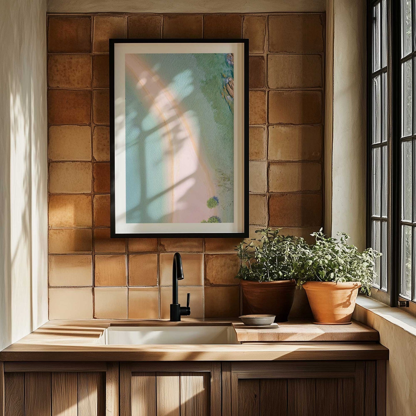 Picture of art in a room