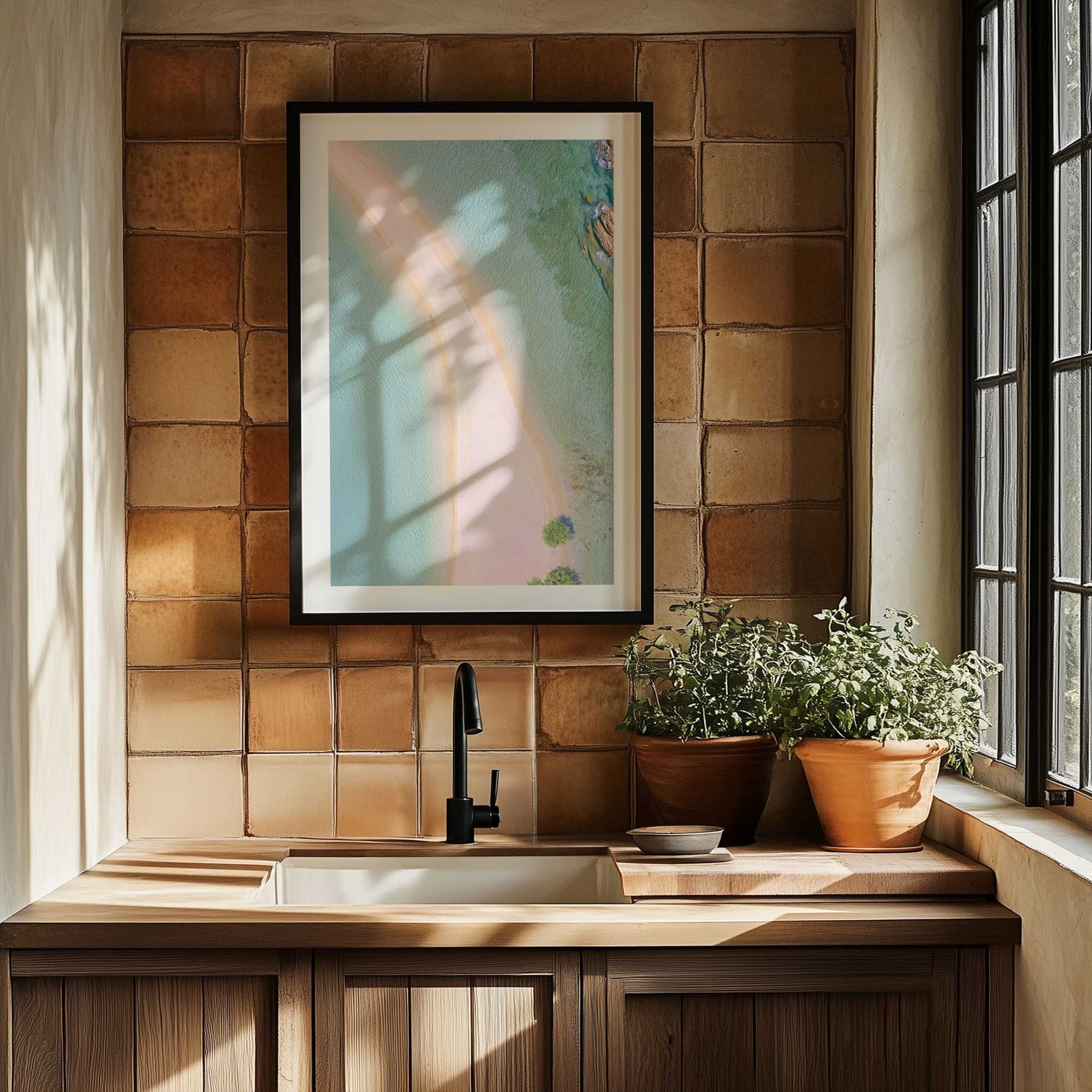 Picture of art in a room