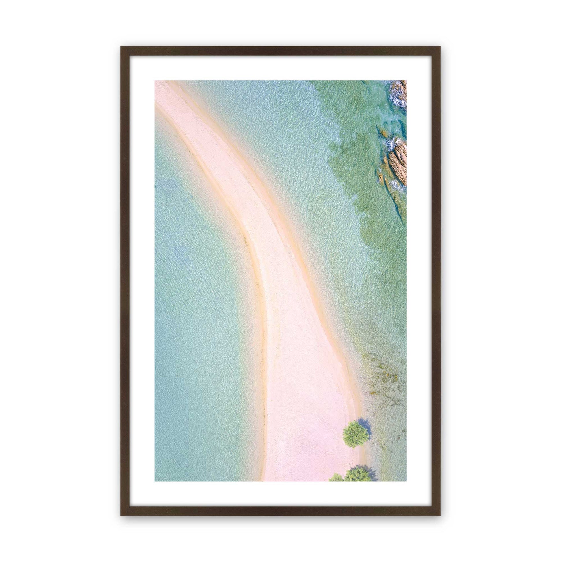 [Color:Brown], Picture of art in a Brown frame