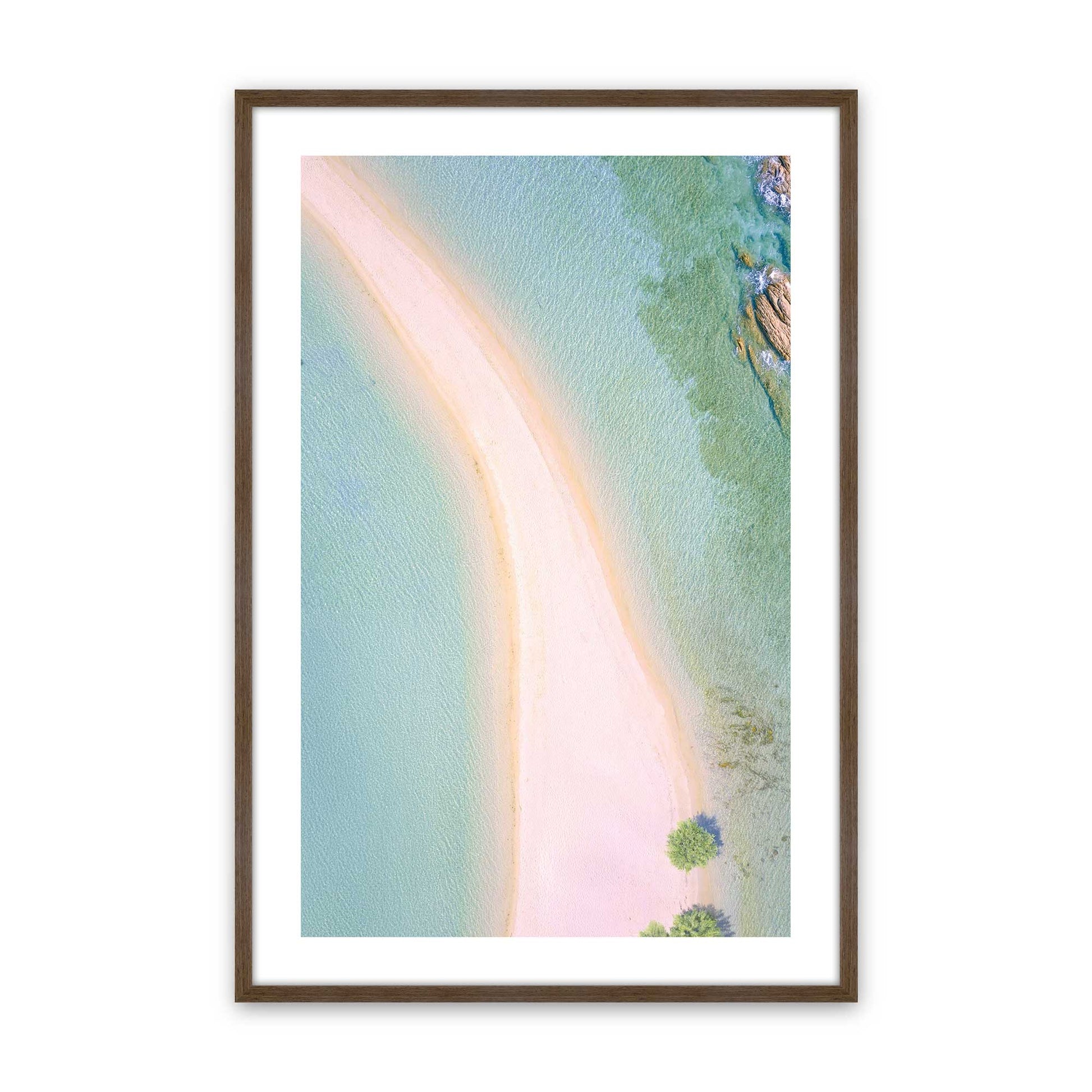 [Color:Walnut], Picture of art in a Walnut frame