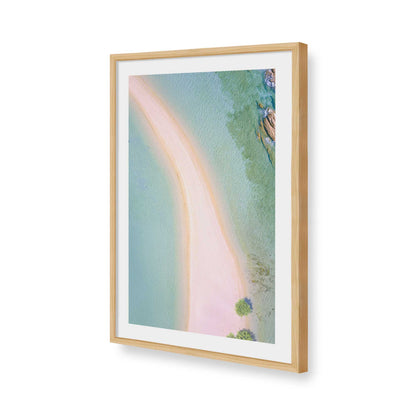 [Color:American Maple], Picture of art in a American Maple frame of the corner
