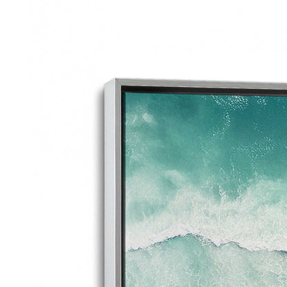 [Color:Polished Chrome], Picture of art in a Polished Chrome frame at an angle